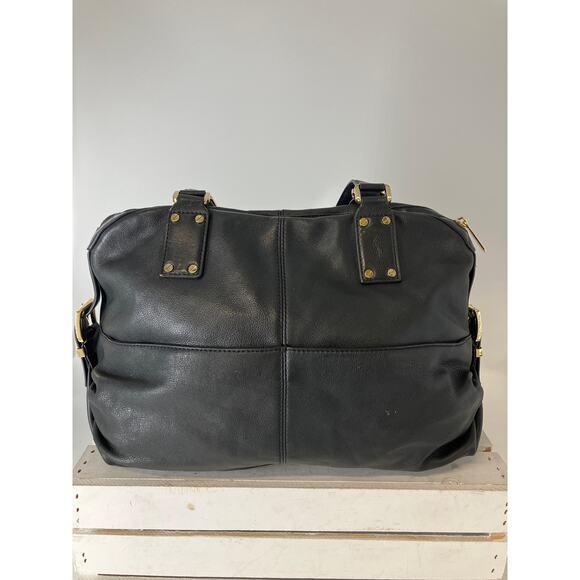 MICHAEL KORS, LARGE BLACK PEBBLED LEATHER WOMENS HADNBAG - Picture 3 of 16